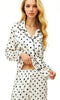 LULU SATEEN DOT PJ SET -SOLD OUT