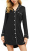 BLACK BAMBOO PJ SHIRT - SOLD OUT
