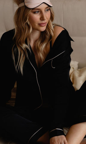 BLACK BAMBOO PJ SET- SOLD OUT