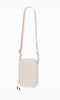 WHITE MINI CROSSBODY SATCHEL