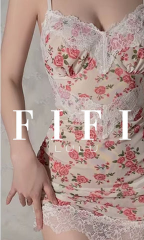FIFI LULU ROSETTE SLIP